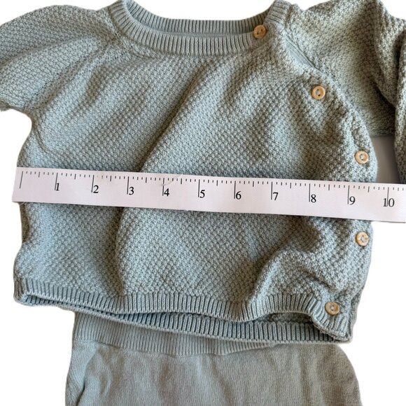 Matching Sage Green Knit Sweater and Pant - Picture 12 of 13